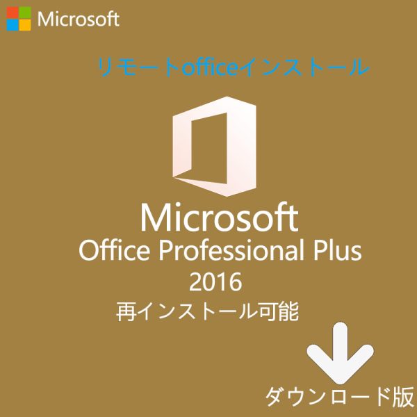リモートoffice 2016 professional Plusインストール