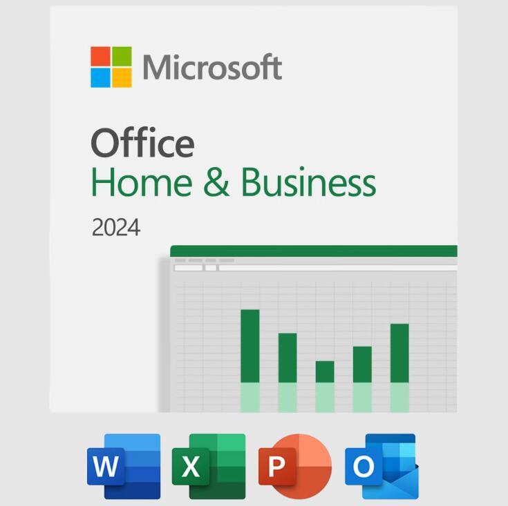 Microsoft Office Home & Business 2024(最新 永続版)|オンラインコード版|Windows11、10/mac対応|PC1台